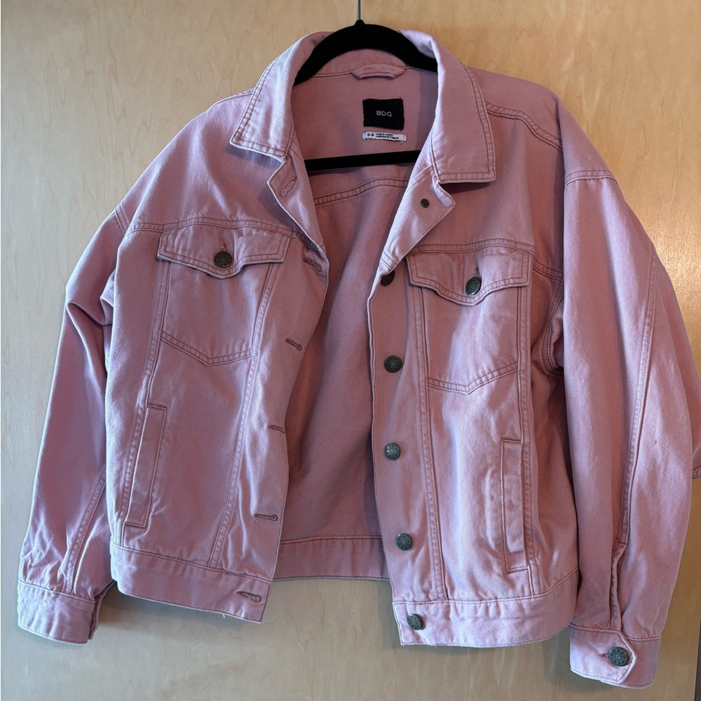BDG Light Pink Denim Jacket